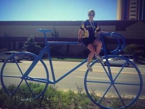 I think I need a smaller bike... 