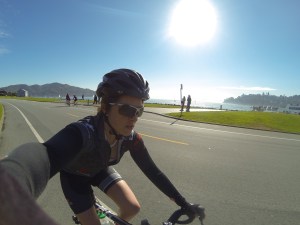Biking in Tiburon