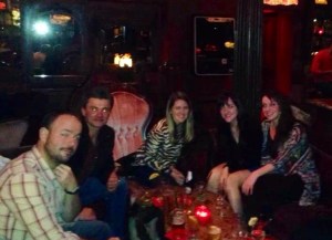 Drinks with some teammates