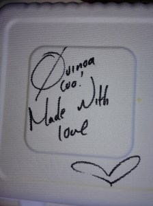 Cafe del soul to-go carton <3