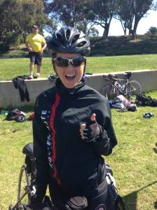 BEFORE the bike ride