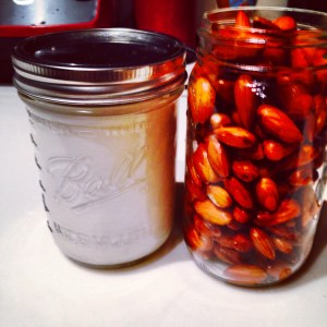 Finished product on the left! 