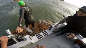 That's me jumping from the boat