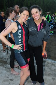 Chrissy and I before the start