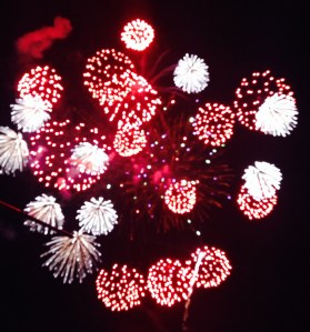 Front row for the Fireworks!