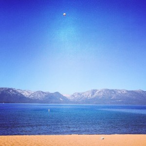 Nevada Beach for my swim