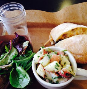 Had the most BOMB vegan sandwich in the cutest little town of Guerneville at a place called the Big Bottom Market. Amazing! 