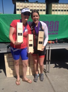 Barbara and I. Chrissy had to leave to get ready for a wedding! 