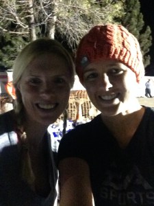 We were so happy in this moment! My training buddy, Tami :-)