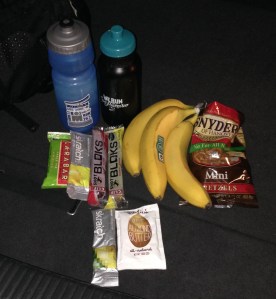 Trunk of my car is stocked for my long run! 