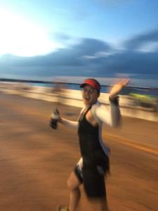 Feeling happy and strong on the run